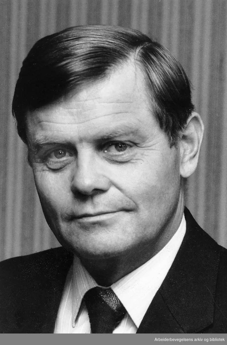 Leif Haraldseth (1929-2019), nestformann i LO 1977-87, LO-formann 1987-89.