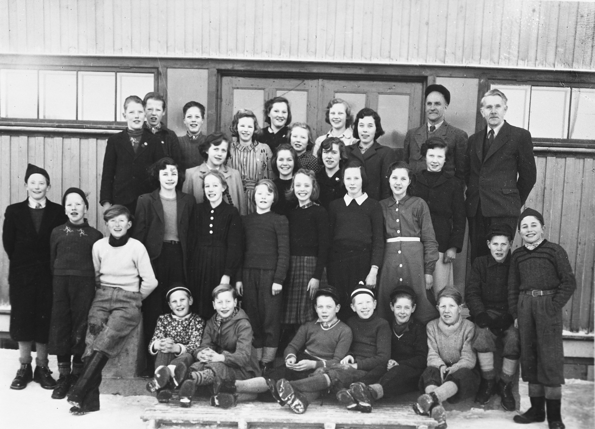 Skolebilde - Berger skole 1950