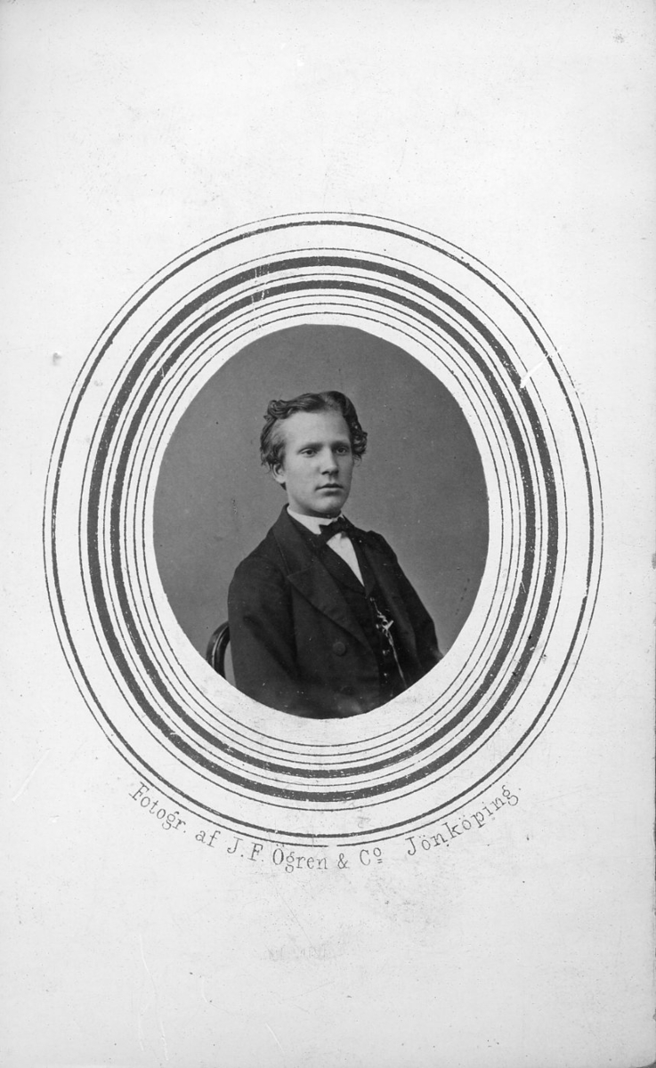 Bergstrand, Johan Richard Frithiof (f.1850-07-07), ungdomsbild