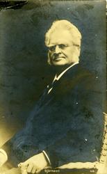Bjørnson, portrett, postkort,
