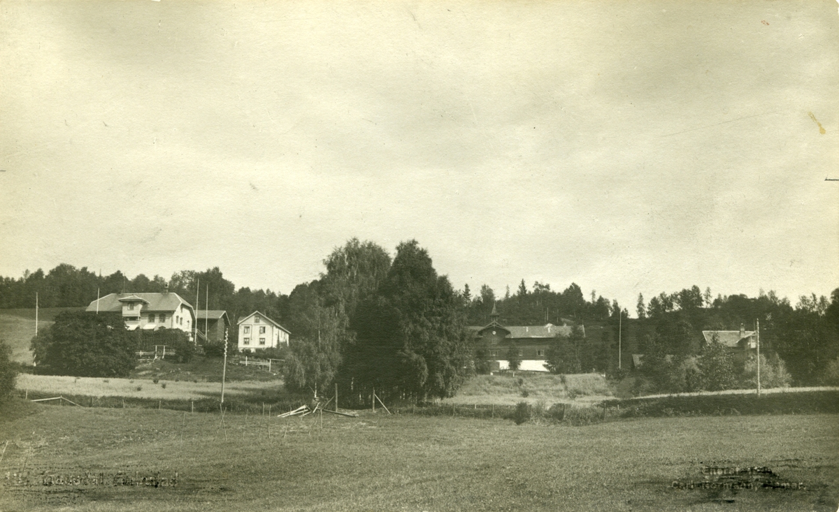 Aulestad, Nedre Aulestad (Erling-huset) allé, postkort