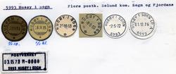 Stempelkatalog 5993 Husøy i Sogn, Florø, Solund, Sogn og Fjo