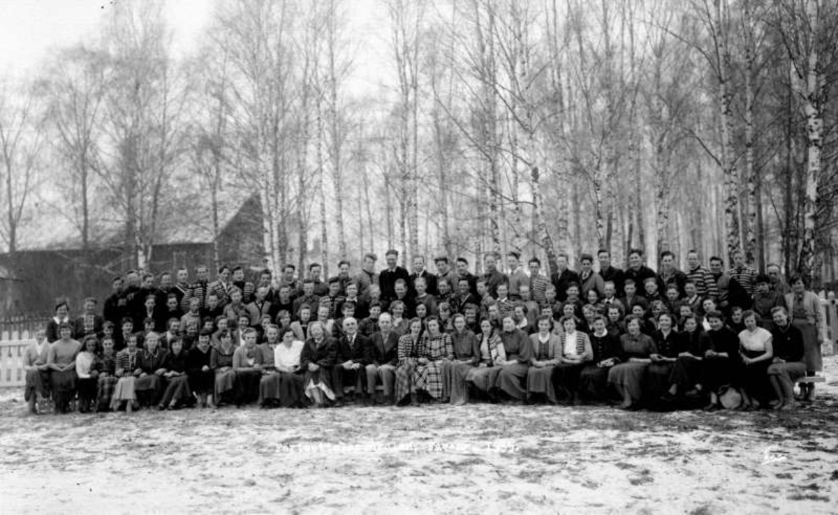 Fåvang. Framhaldsskolen 1955