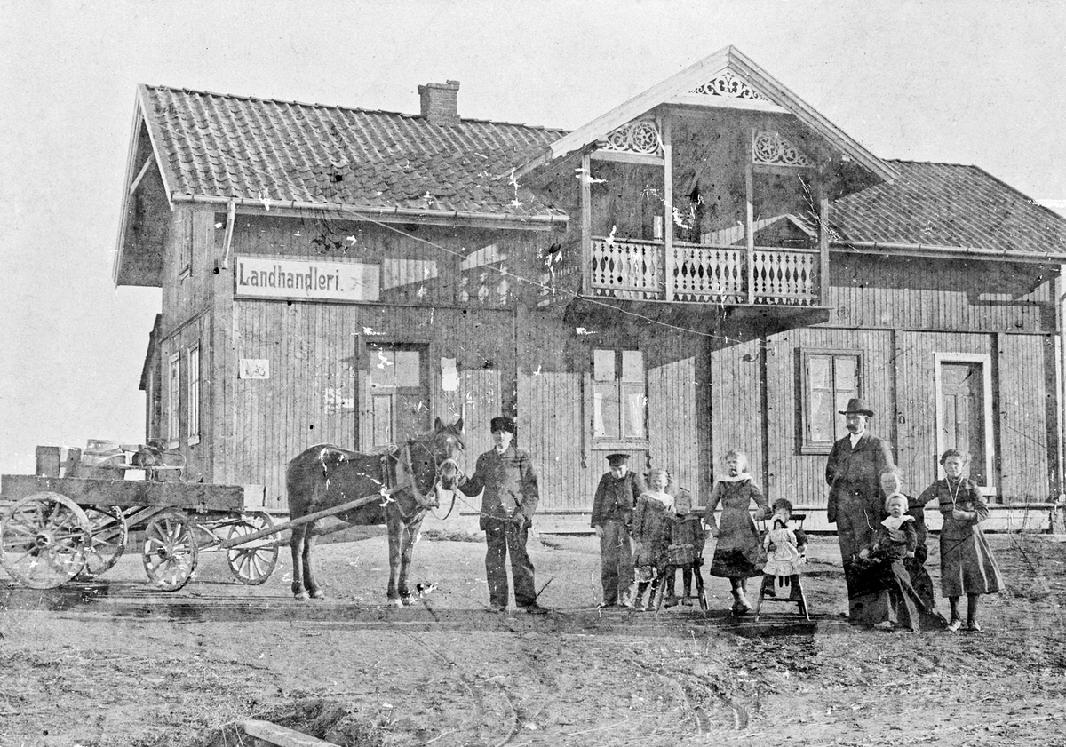 Gjerdrum Landhandel ca 1895