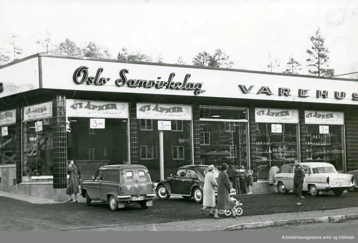 Oslo Samvirkelags filial på Oppsal,.november 1961