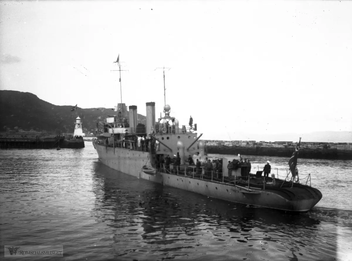 Mineleggeren "Frøya" som gikk tapt 13.04.1940.