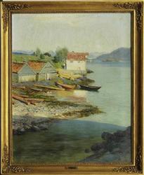 Dette er sannsynligvis motivet, ved Leirvik kirke på Stord..