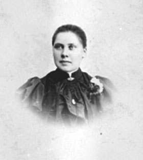 PORTRETT: JOHANNE ANDREASDATTER FØDT: 1879 - 1959, NYSTED