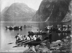 "Brudeferd i Hardanger", bryllupet til Ivar Eitrheim og Anna