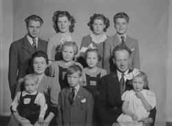 Sigurd Rønne med familie