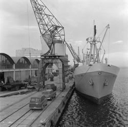 Det nye lagerhuset til Nordenfjeldske Dampskipsselskab