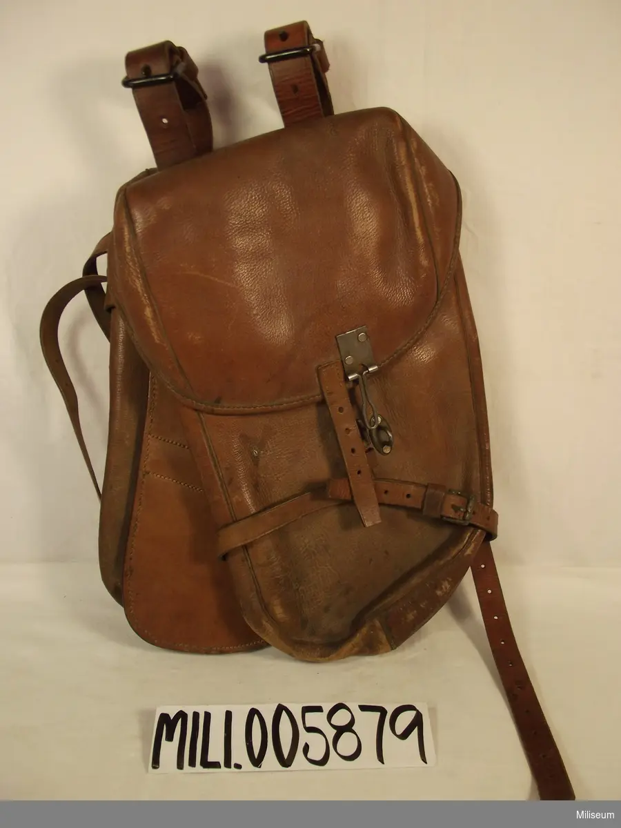 Packväska för beriden personal, c:a 1930.