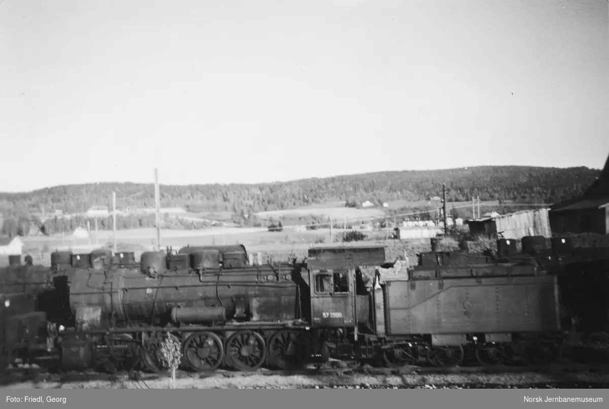 Damplokomotiv type 61a nr. 2500 på Verkstedet Grorud