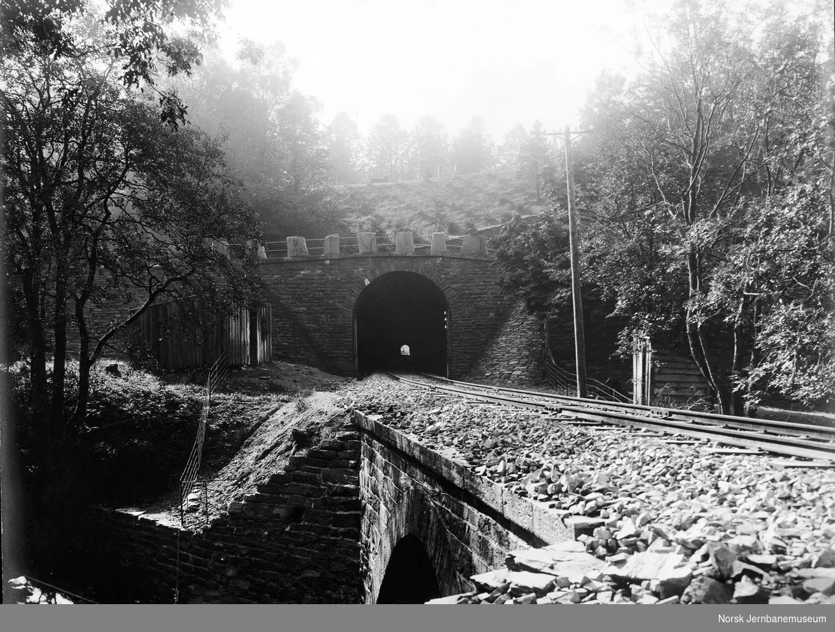 Vossebanen mellom Kronstad og Bergen, tunnelen ved Møllendal gravplass