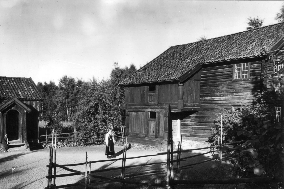 Stue fra Nordre Yli i Notodden, fotografert på Norsk folkemuseum.