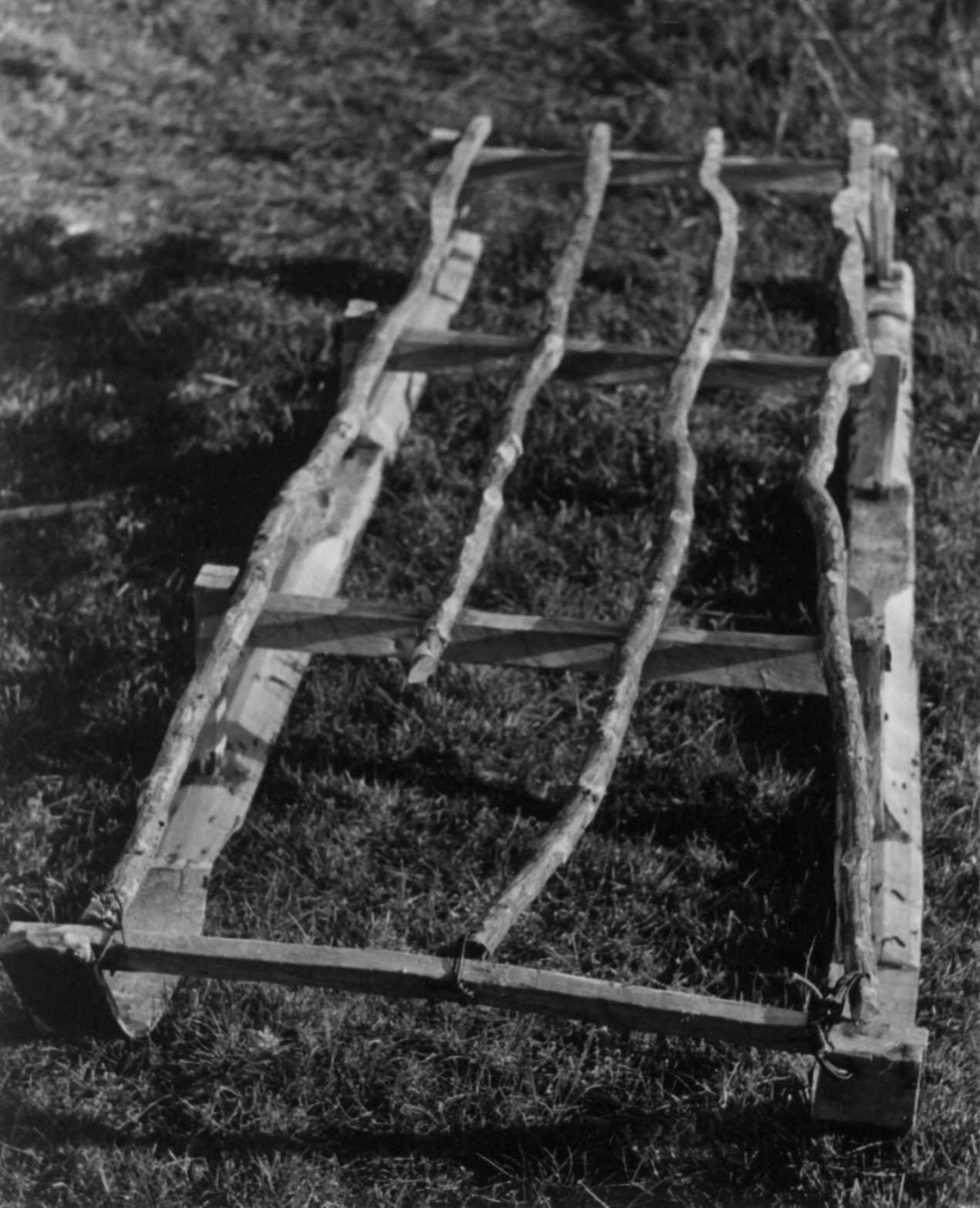 Gielka. Kjelke som brukes ved rypejakt. Nuorgam, 1948.