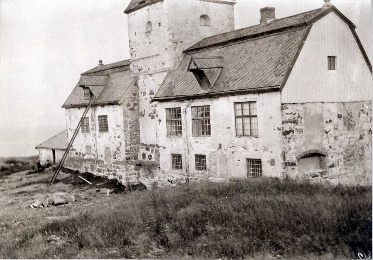 Hovedbygning, Austrått, Ørland, Sør-Trøndelag. Fotografert 1905.