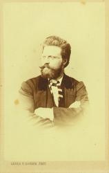 Portrett av Bjørnstjerne Bjørnson tatt i København ca. 1863