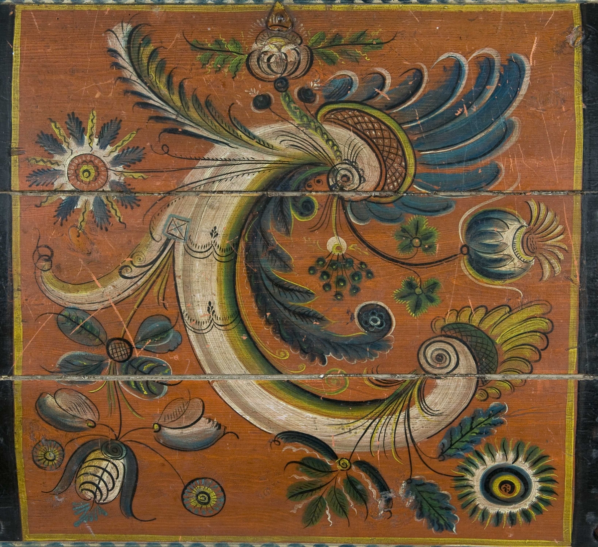 Kiste malt av Annanias Tveit.