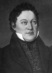 Avfotografert maleri. Tidlig 1800-tall, empirklær(?)