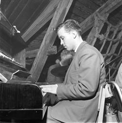 Pianist, jazzklubb. Horten 30.10.1959.