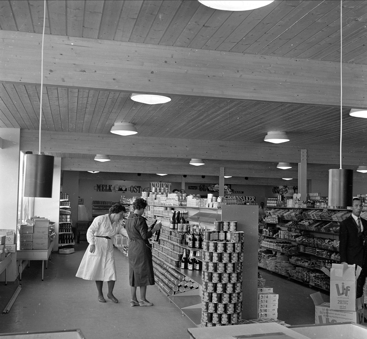 Rødtvet, Oslo, 20.08.1962. Rødtvet supermarked