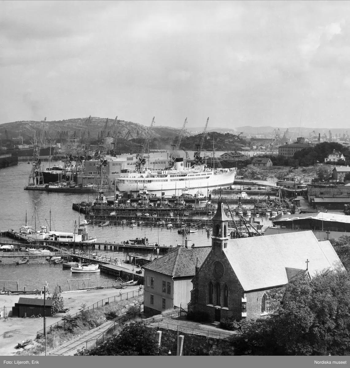 Göteborg. Majnabbehamnen vid Klippan