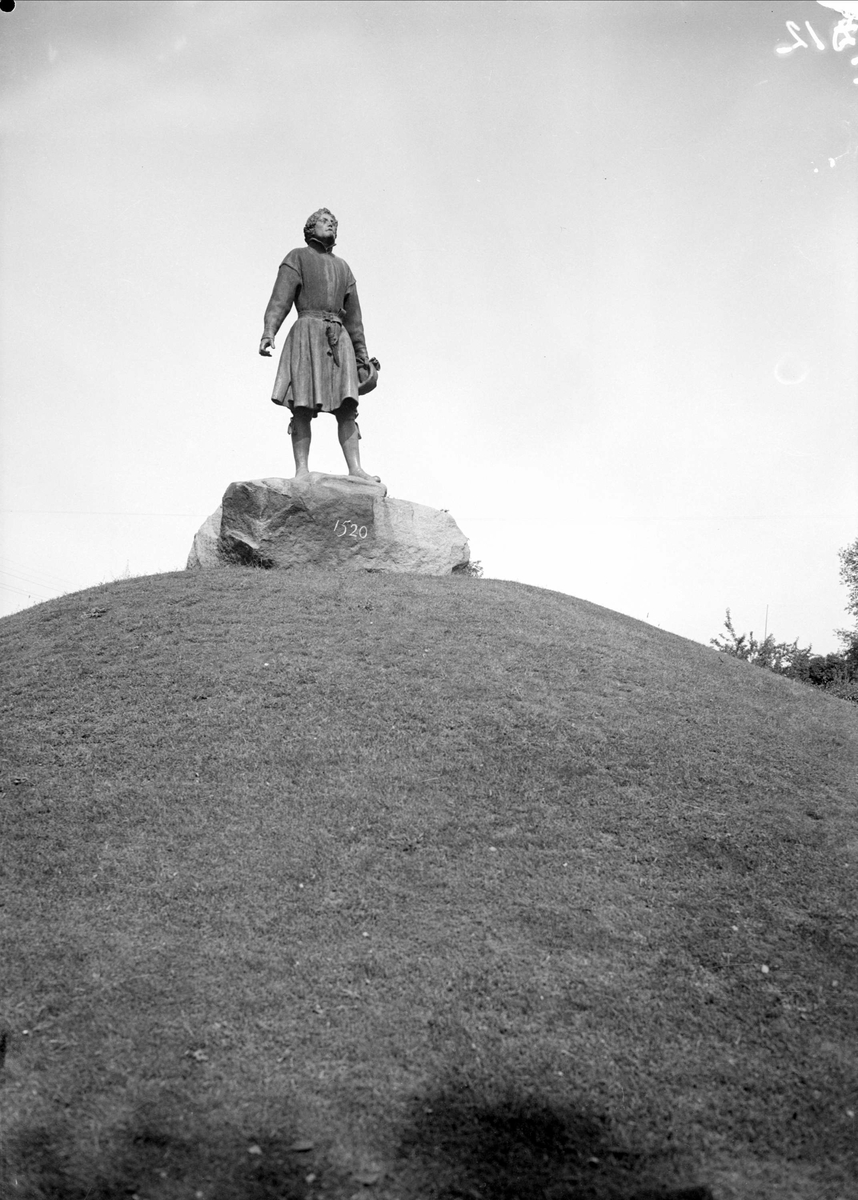 Gustav Vasa, staty av Anders Zorn, Mora, Dalarna 1939