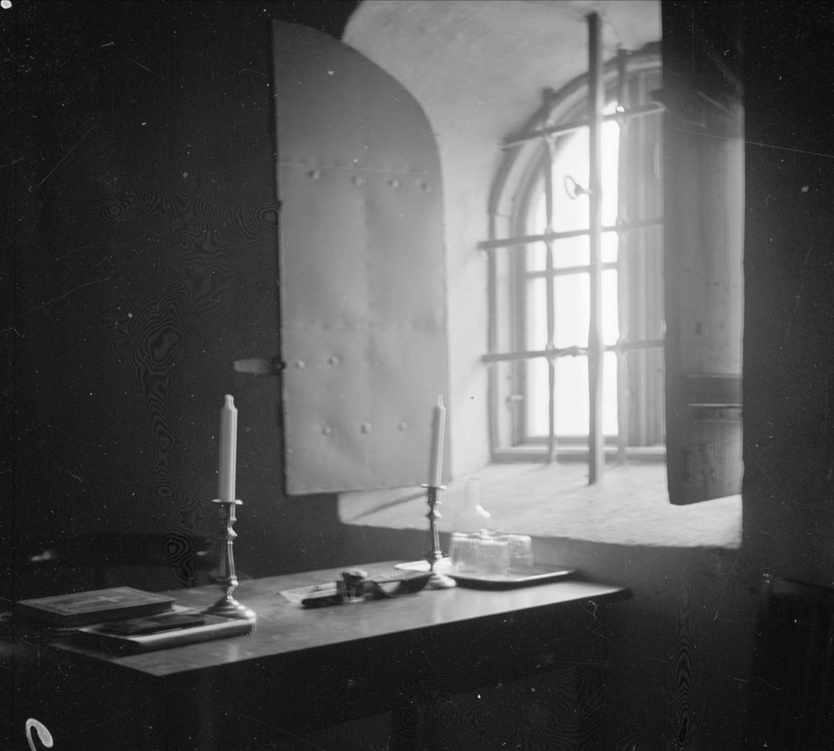 Sakristian i Skogs-Tibble kyrka, Skogs-Tibble socken, Uppland maj 1937