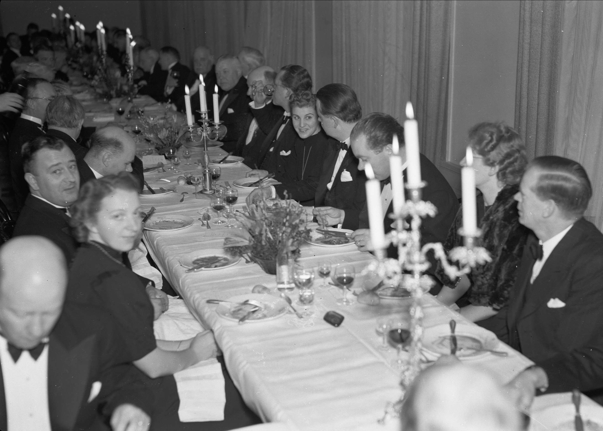 Middagsbjudning, Uppsala december 1940