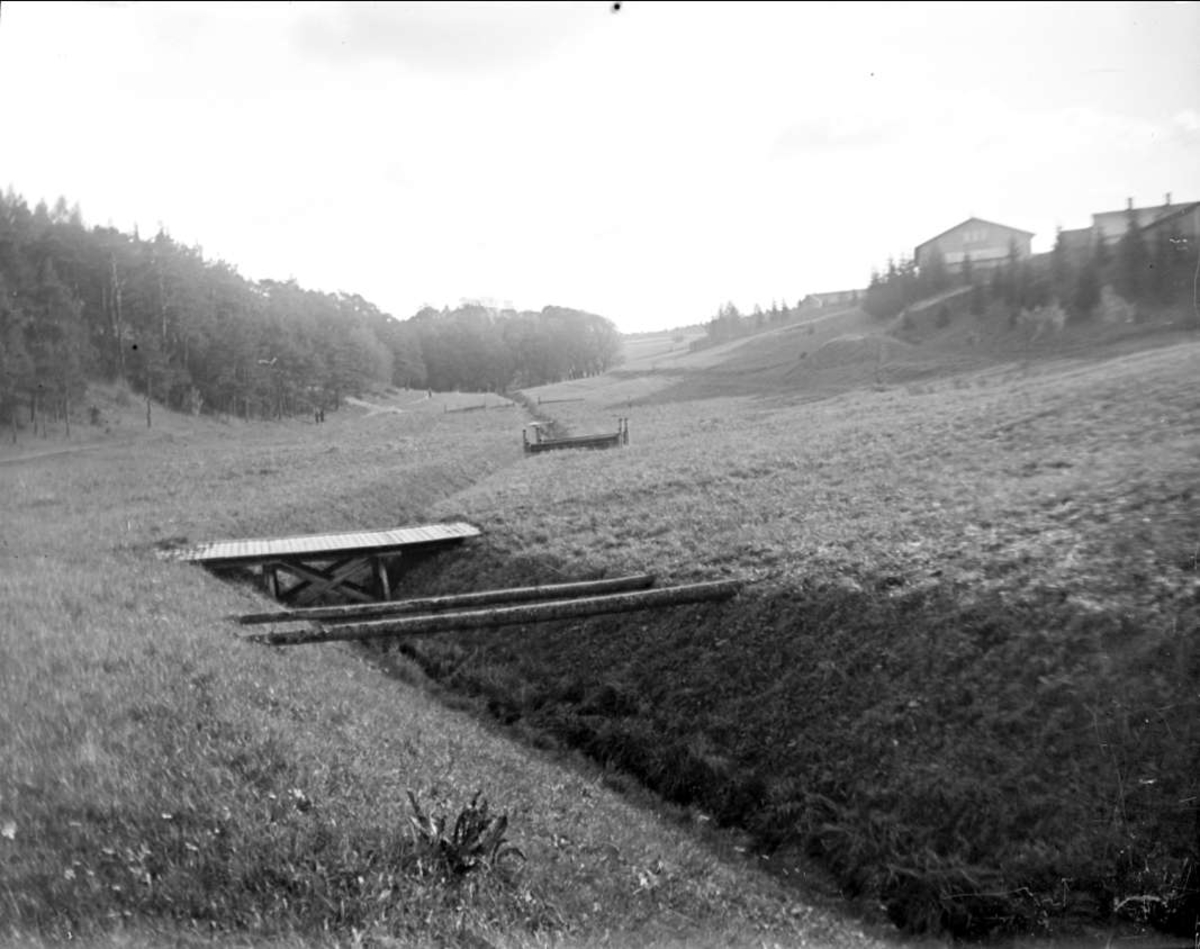 "Upsala, dalen mellan Åsen och Kasärnerna", Polacksbacken, Kronåsen, Uppsala 1934