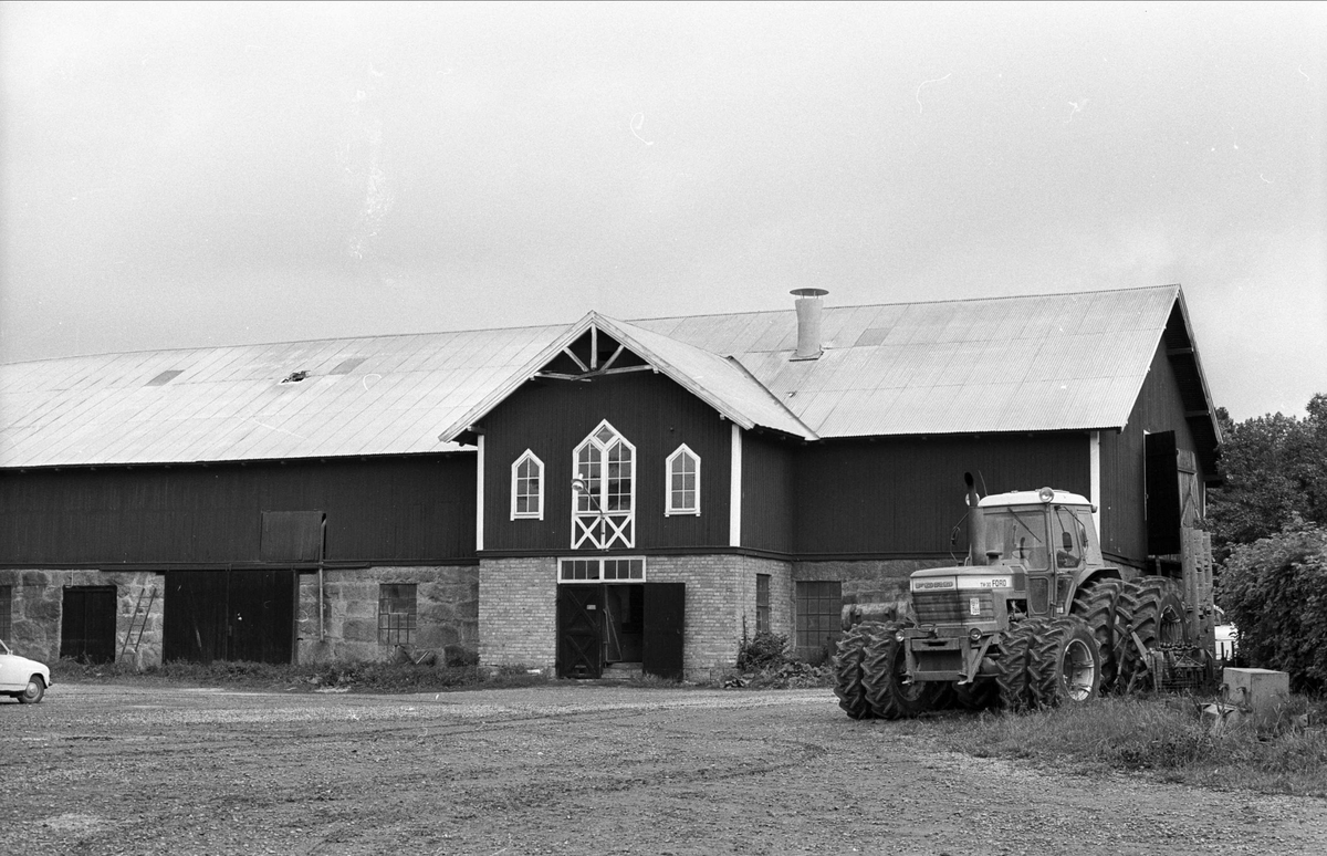 Stall, ladugård och mjölkrum, Henriksberg 7:1, Rasbo socken, Uppland 1982