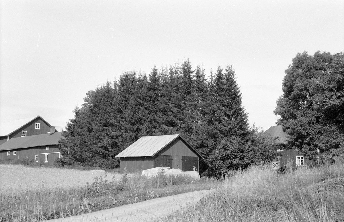 Vy över  Knutby-Ösby 1:9, Ösby, Knutby socken, Uppland 1987