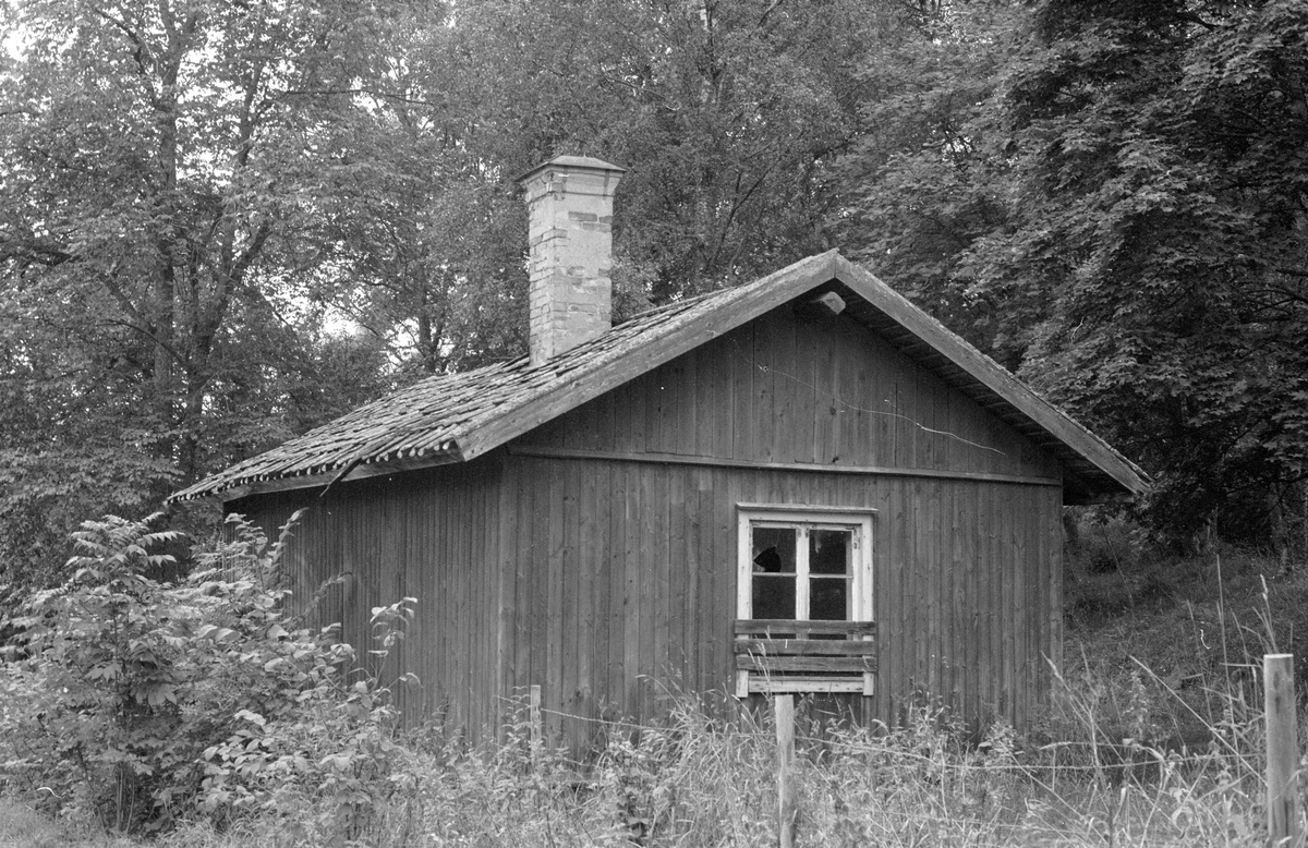 Bostadshus, Ekeby gård, Ekeby, Knutby socken, Uppland 1987