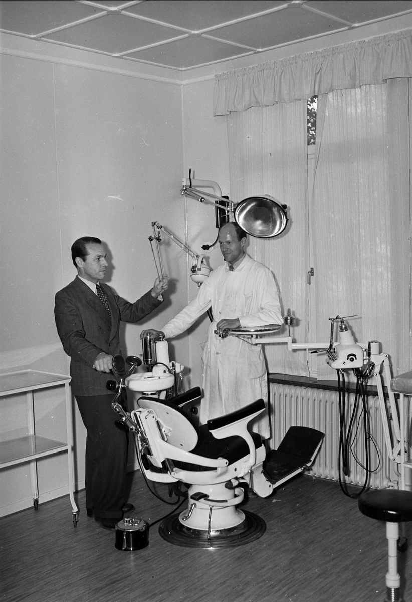 Invigning av landstingets nya tandklinik, Uppsala 1952