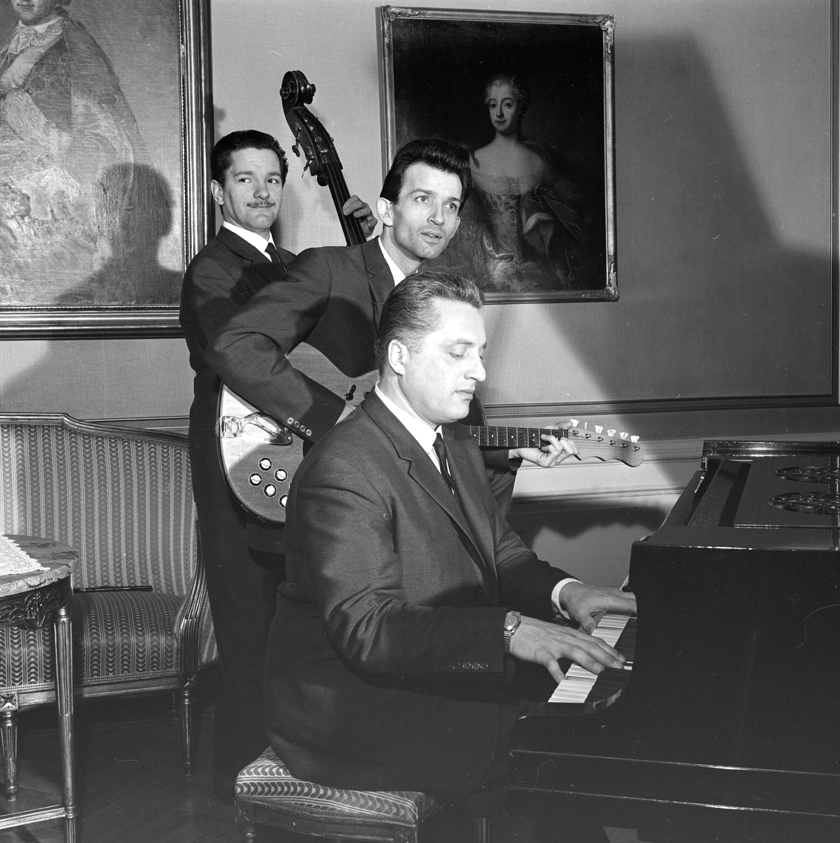 Kapellmästare Gacks Trio, Uppsala januari 1964