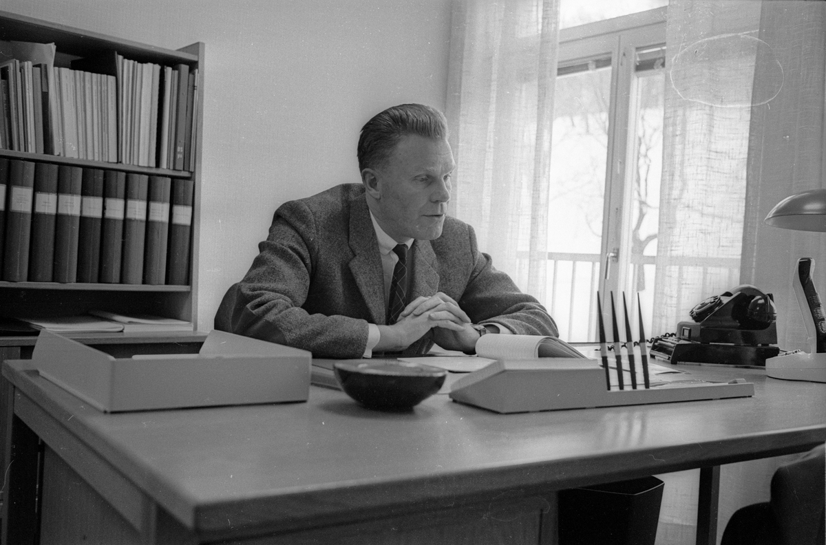 Landstingsrådet Ragnar Litzner, Uppsala januari 1966