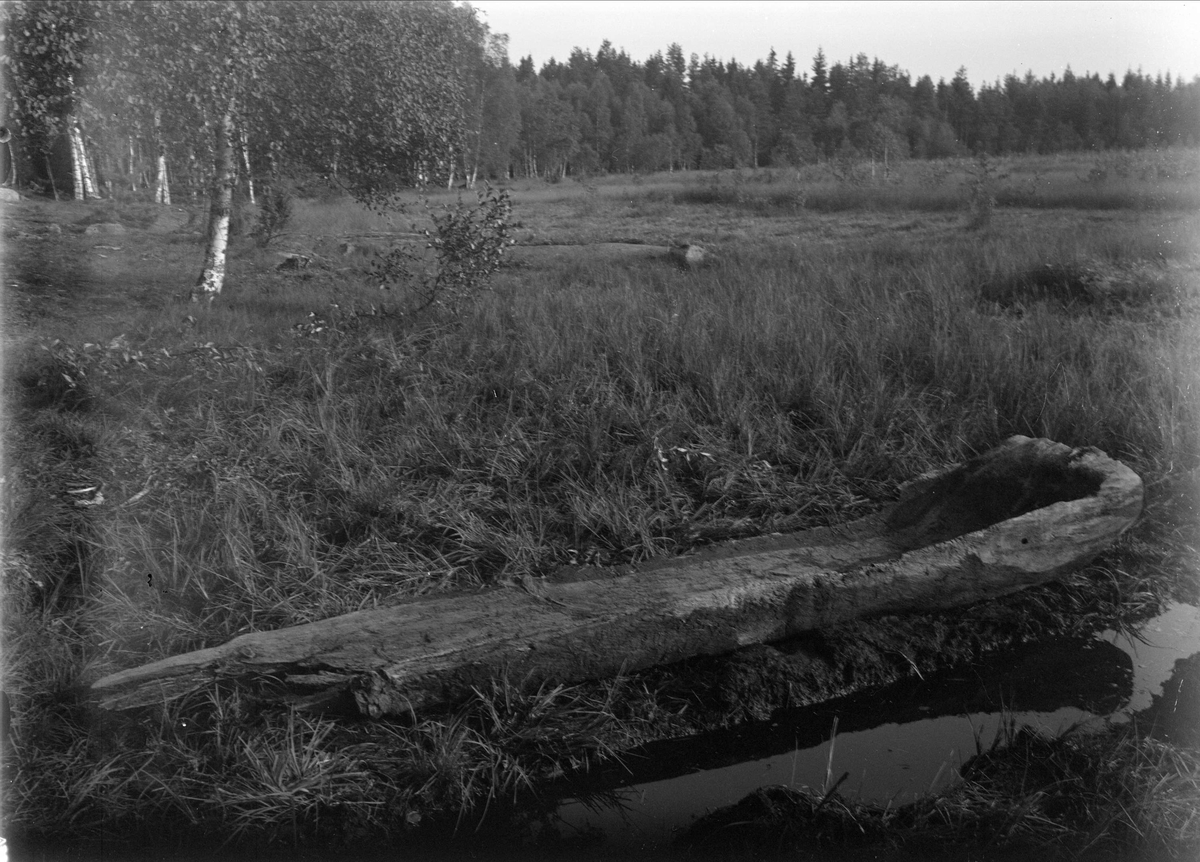 Stockbåt, Sjömossen, Dragmansbosjön, Altuna socken, Uppland 1941