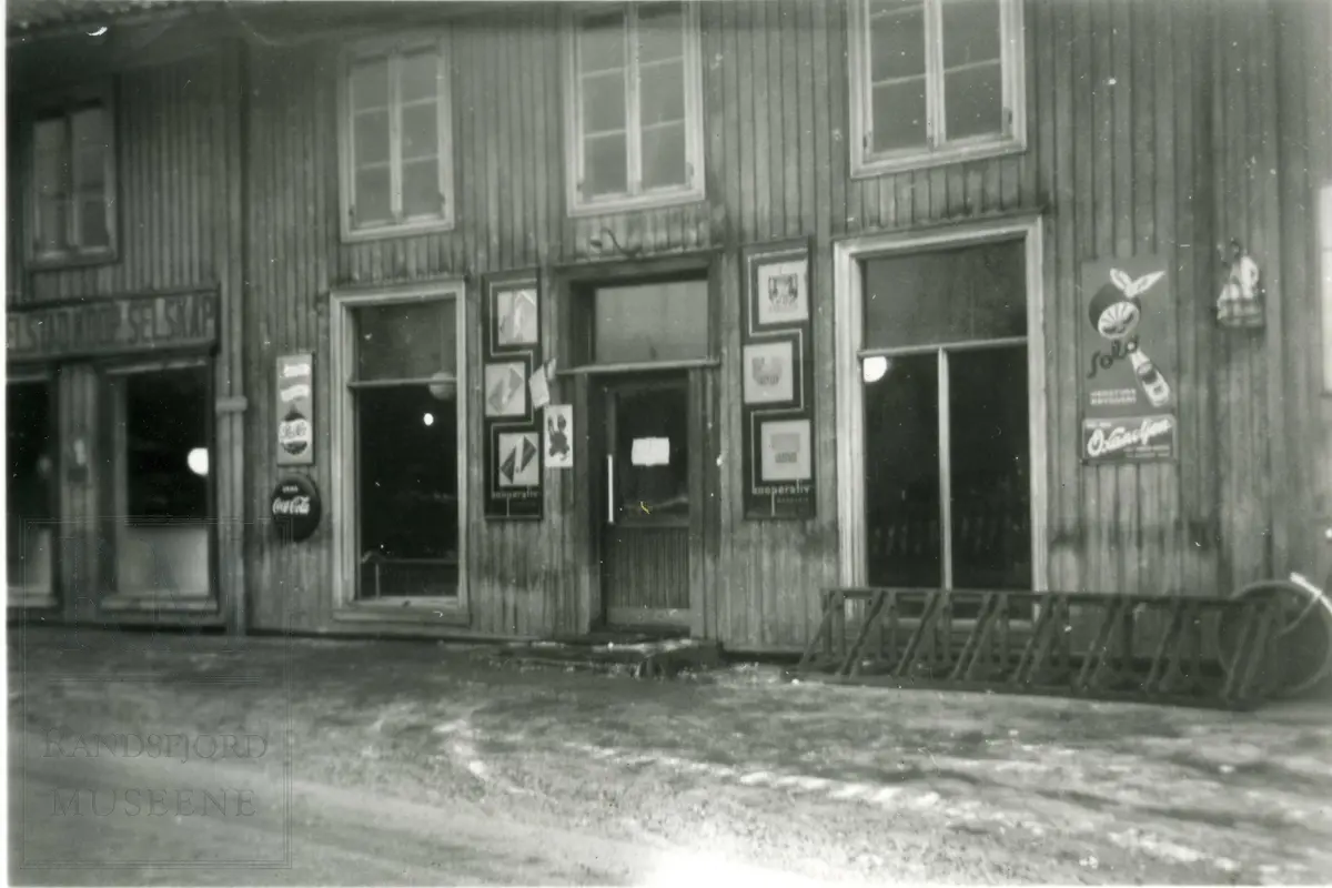 Butikken til Østre Tingelstad kooperative selskap i Sandbakken