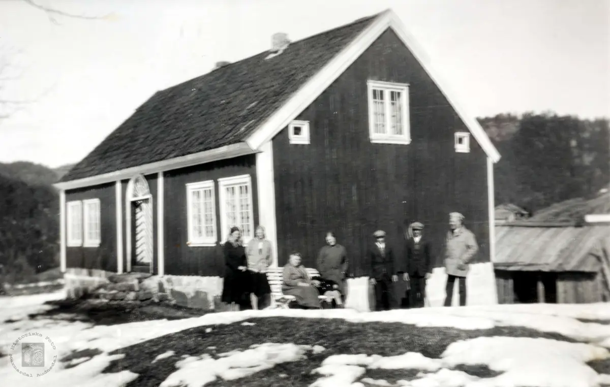 Gamlehuset på Rugåbrotet på Sveindal.