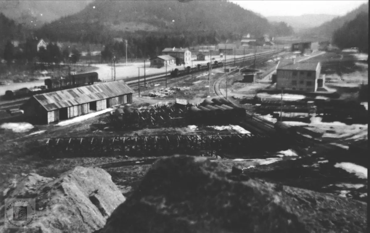 Marnardal Stasjon 1946, Øyslebø.