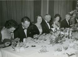 Middag på Continental etter stabelavløpning av tankeren M/S 