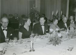 Middag på Continental etter stabelavløpning av tankeren M/S 