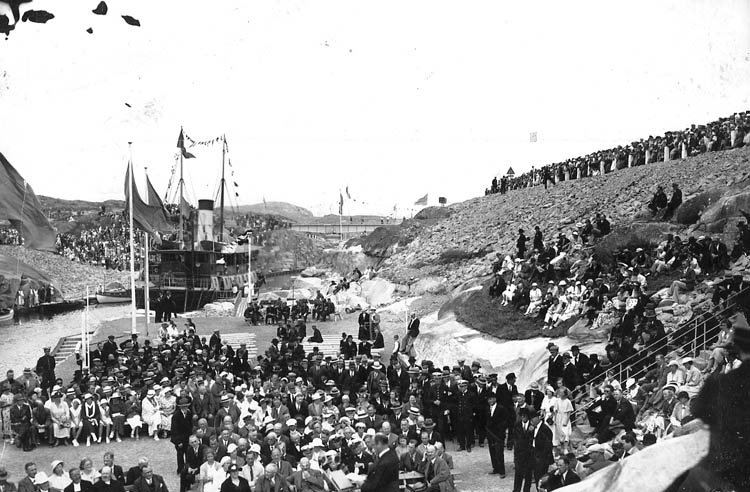 Invigning av Sotenkanalen måndagen den 15 juli 1935