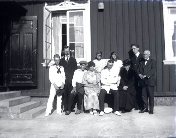 Fyrvaktarfamiljer på Pater Noster 1924
