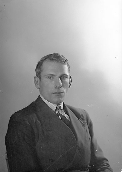 Enligt fotografens journal nr 7 1944-1950: "Karlsson, Herr John Hakenäs Här".