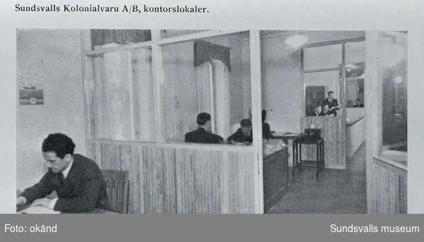 Sundsvalls kolonialvaru A/B, kontorslokaler
