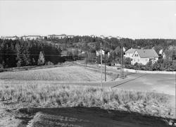 Fra hjørnet Lambertseterveien - Enebakkveien mot Lambertsete