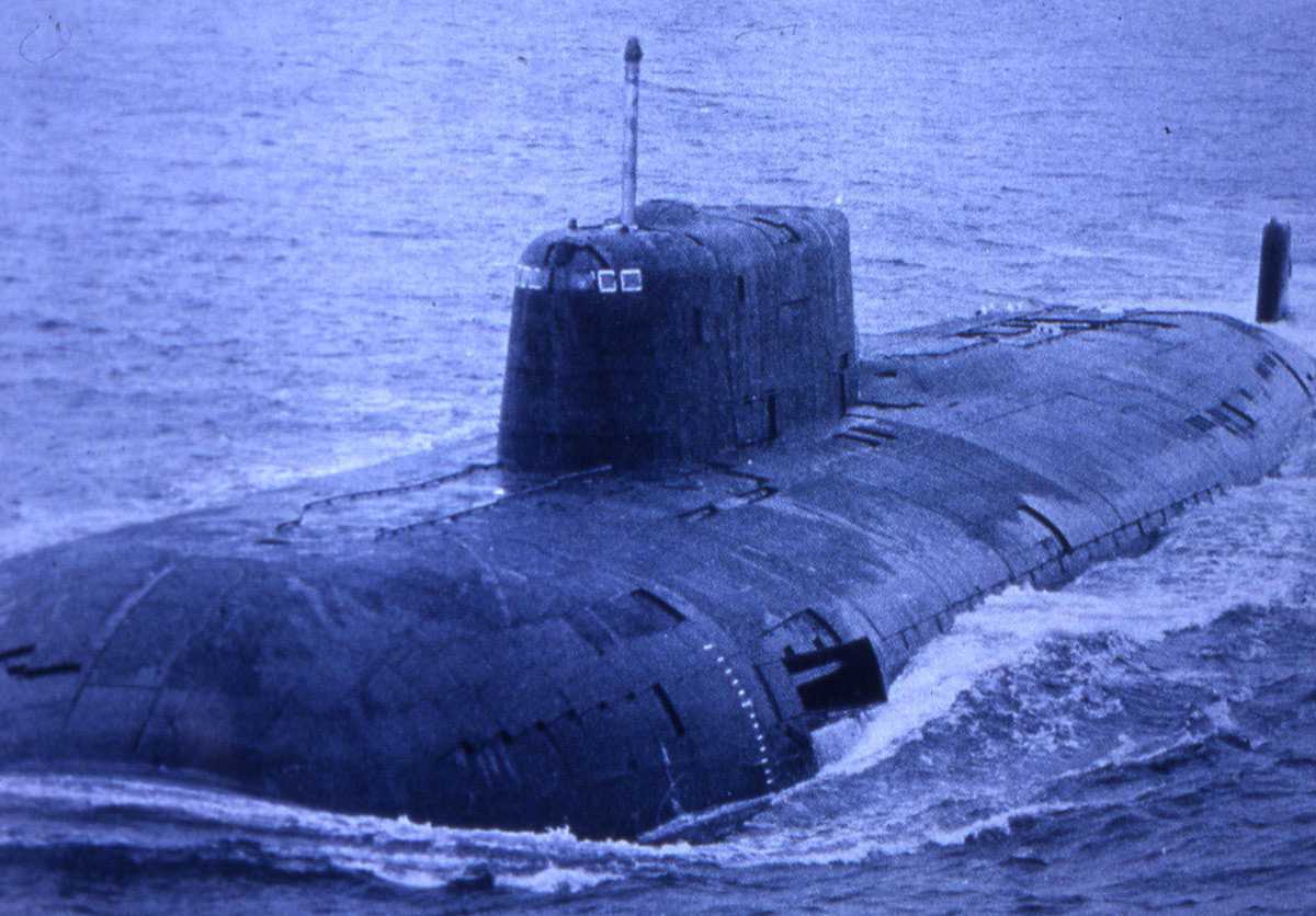 Russisk ubåt av Oscar - klassen.