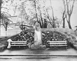 Hellig-Olavs byvoll, støtte i St.Mariesgate i Sarpsborg, 196